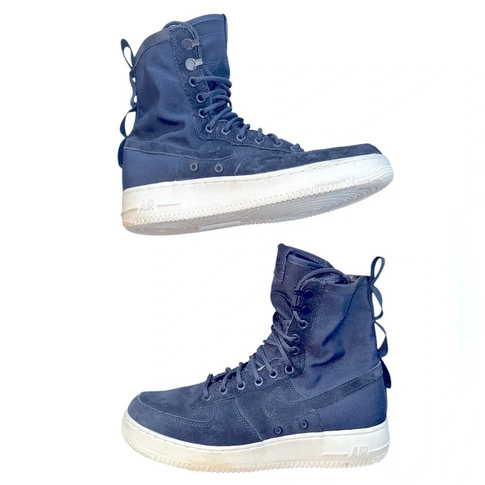 Nike SF Air Force 1 Hi Midnight Navy 857872-401 Women's size 10